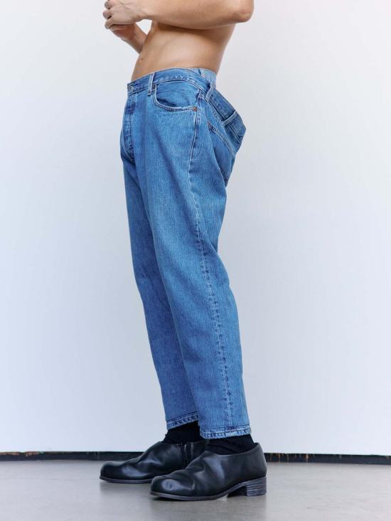  올드 파크 데님 팬츠 오프셋 청바지 - OLD PARK