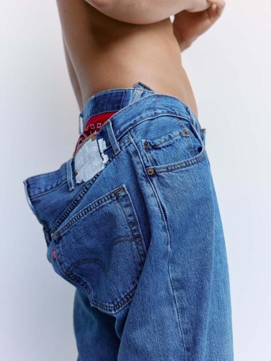  올드 파크 데님 팬츠 오프셋 청바지