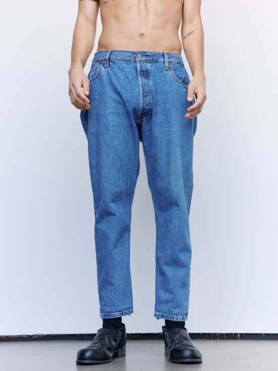  올드 파크 데님 팬츠 오프셋 청바지 - OLD PARK