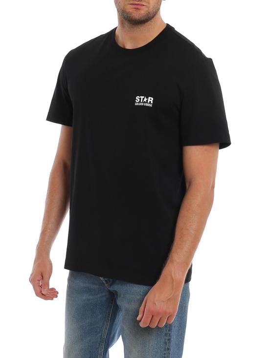 26SS 골든구스 반팔 티셔츠 GMP01220P00087980203 Black - GOLDEN GOOSE