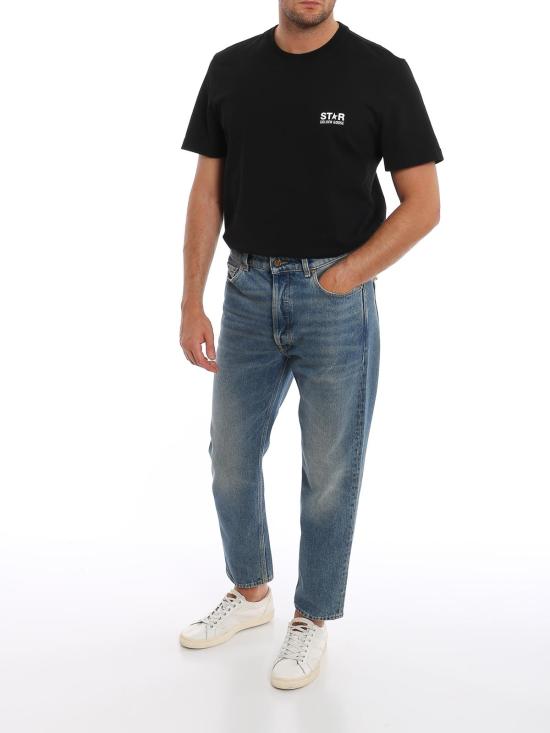 26SS 골든구스 반팔 티셔츠 GMP01220P00087980203 Black - GOLDEN GOOSE