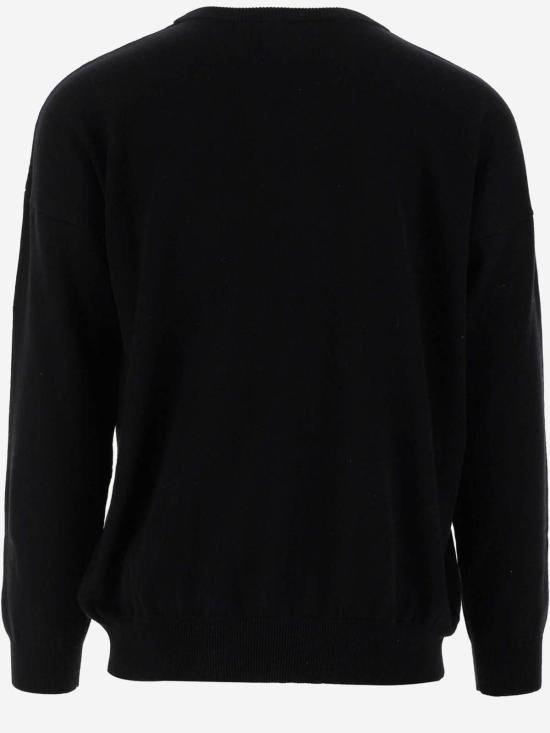  마르셀로 불론 스웨터 CMHE033F22KNI00221025 Black - MARCELO BURLON