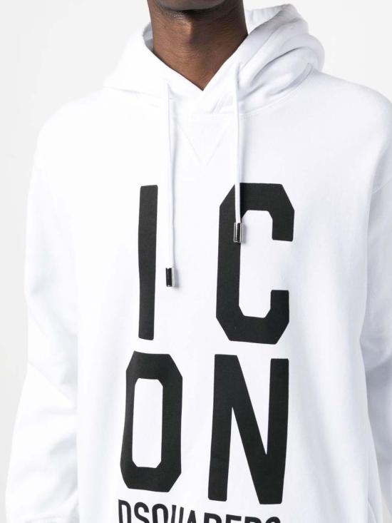  디스퀘어드2 후드 티셔츠 S79GU0108S25516100 White - DSQUARED2