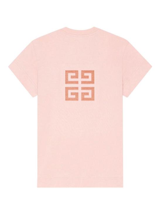 24FW 지방시 반팔 티셔츠 BW707Y3Z85682 Pink - GIVENCHY