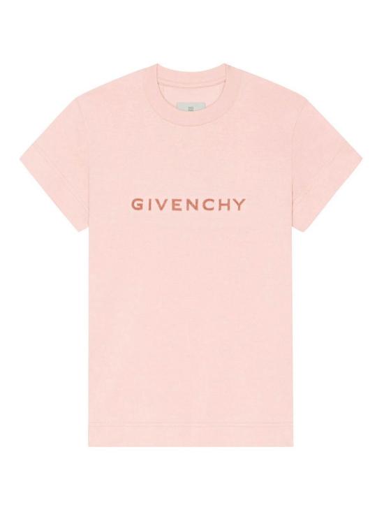 24FW 지방시 반팔 티셔츠 BW707Y3Z85682 Pink