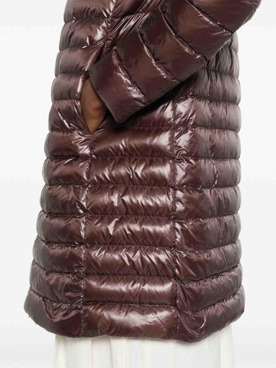  에르노 펠트 울 & 울트라라이트 나일론 리조트 코트  PI00153DR333728810 Dark Brown - HERNO