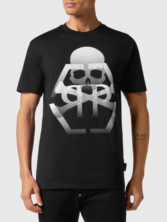  필립 플레인 반팔 티셔츠 FACCMTK6399PJY002NBLACK - PHILIPP PLEIN