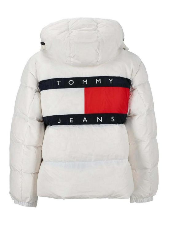  타미힐피거 숏패딩 DM0DM20479YBR White - TOMMY HILFIGER