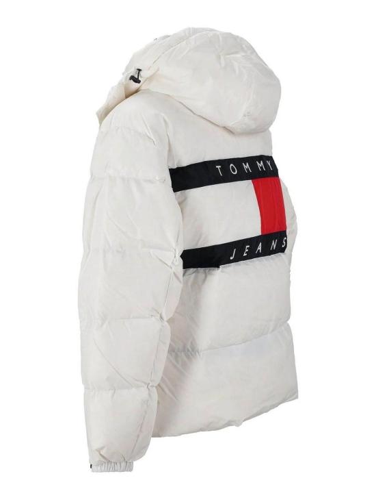  타미힐피거 숏패딩 DM0DM20479YBR White - TOMMY HILFIGER