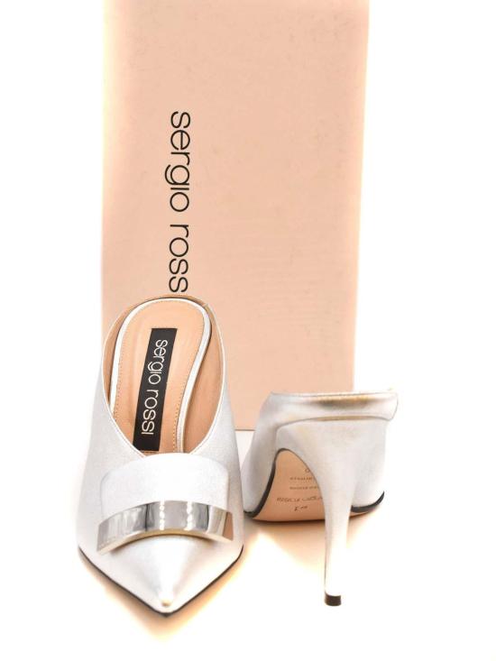  세르지오로시 뮬/슬리퍼 A83950MNAL058102110 Silver - SERGIO ROSSI