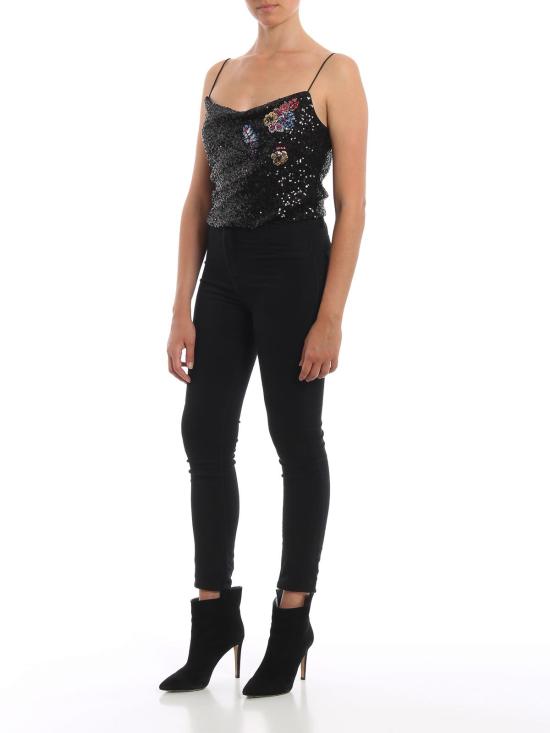  핑코 민소매 티셔츠 1G1495Y5MVZ99 Black - PINKO