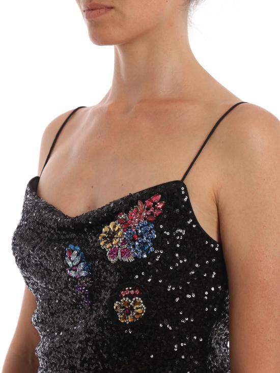  핑코 민소매 티셔츠 1G1495Y5MVZ99 Black - PINKO