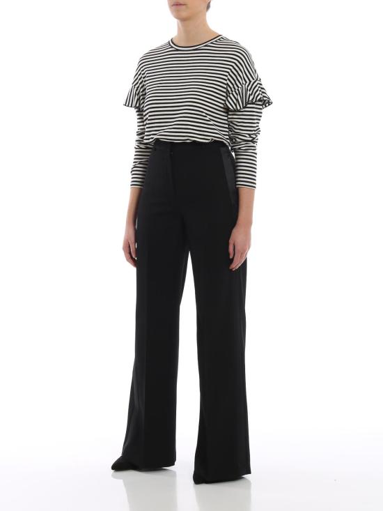  버버리 스트레이트 팬츠 4072901 Black - BURBERRY