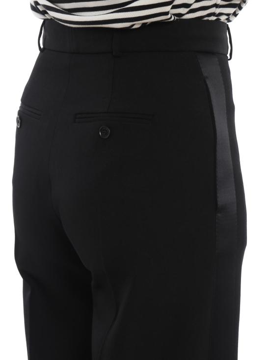  버버리 스트레이트 팬츠 4072901 Black - BURBERRY