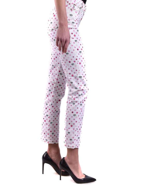  키아라 페라그니 스트레이트 팬츠 72CBB5R0505 Pink - CHIARA FERRAGNI