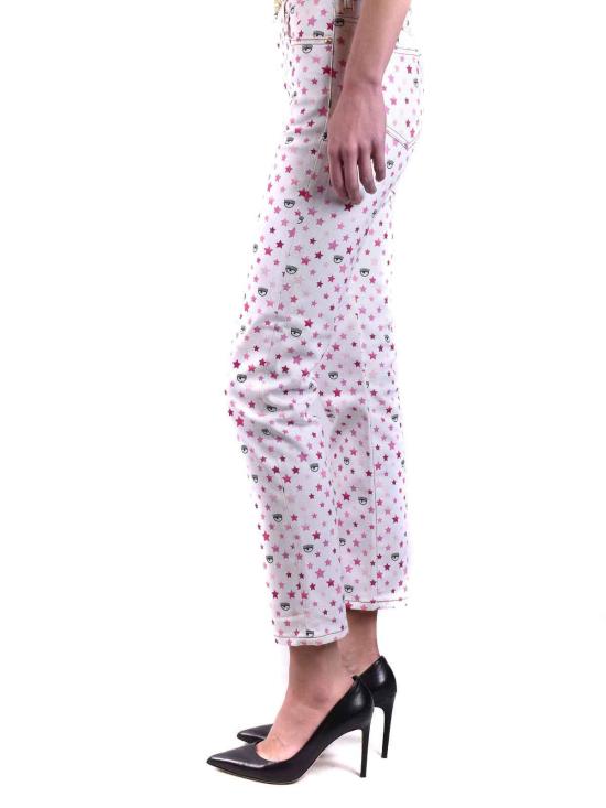  키아라 페라그니 스트레이트 팬츠 72CBB5R0505 Pink - CHIARA FERRAGNI