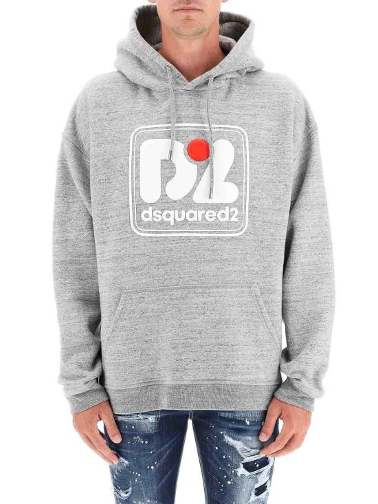  디스퀘어드2 후드 티셔츠 S71GU0564 Grey - DSQUARED2