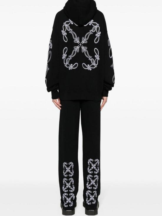  오프화이트 트레이닝/조거 팬츠 OMCH054S24FLE0021001 Black - OFF WHITE