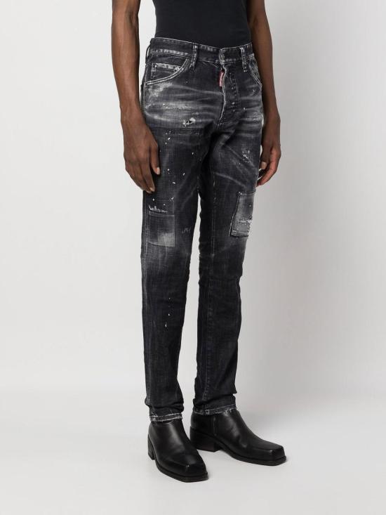  디스퀘어드2 스트레이트 팬츠 S74LB1362S30357900 Black - DSQUARED2
