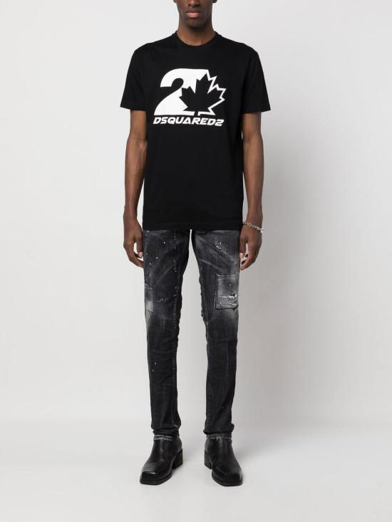 디스퀘어드2 스트레이트 팬츠 S74LB1362S30357900 Black - DSQUARED2