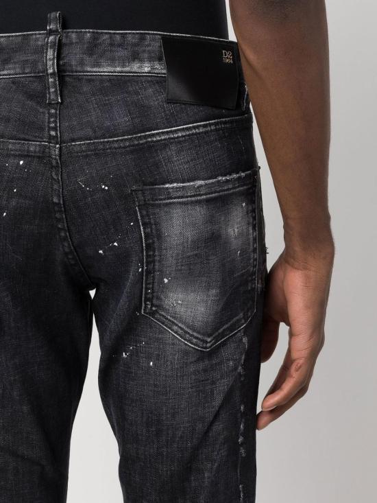  디스퀘어드2 스트레이트 팬츠 S74LB1362S30357900 Black - DSQUARED2