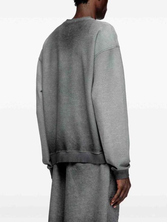  디젤 S-아론 페이디드 스웨트셔츠  A192890IKBV93R Black - DIESEL