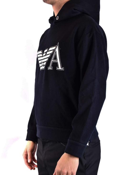  엠포리오 아르마니 후드 티셔츠 6H1M811NXQZ0920 Blue - EMPORIO ARMANI