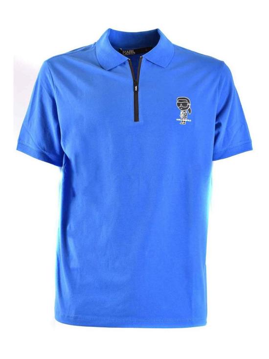  칼라거펠트 폴로 티셔츠 745081531221650 Blue
