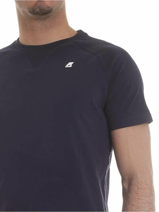  까웨 반팔 티셔츠 K0074Q0K89 Blue - K-WAY