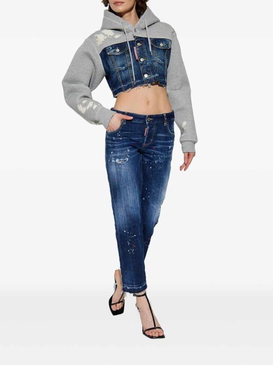  디스퀘어드2 스트레이트 팬츠 S75LB1064S30664470 Dark Blue - DSQUARED2