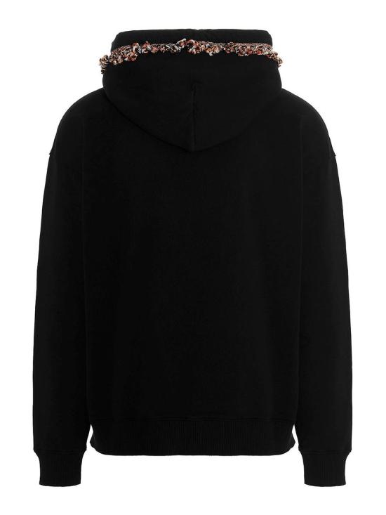  마르셀로 불론 후드 티셔츠 CMBB106F22FLE006120 Black - MARCELO BURLON