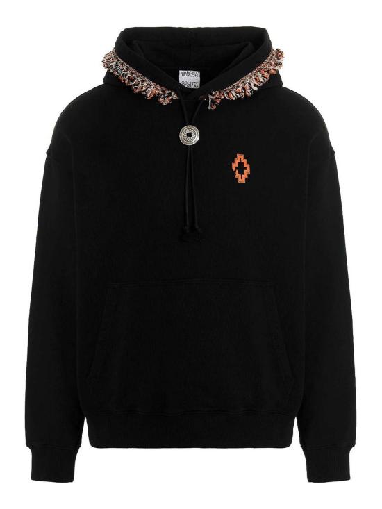  마르셀로 불론 후드 티셔츠 CMBB106F22FLE006120 Black
