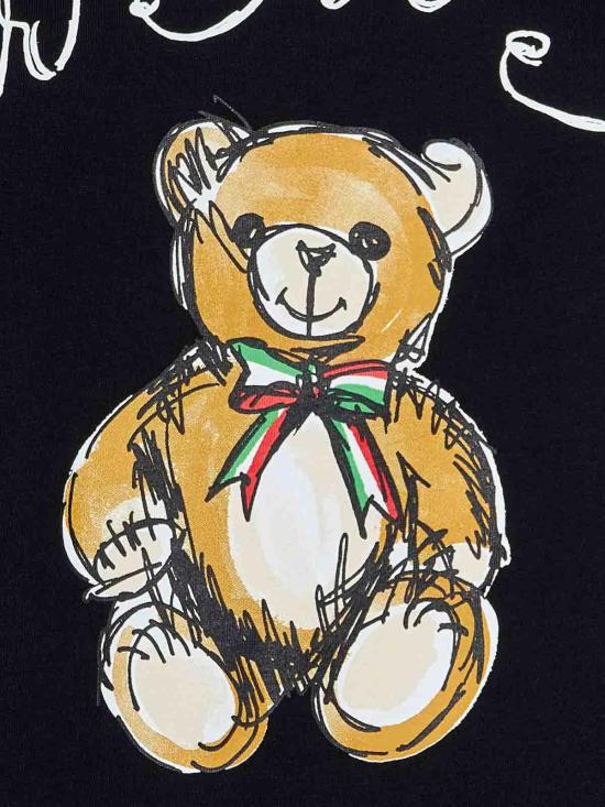  모스키노 반팔 티셔츠 071054411555 Black - MOSCHINO