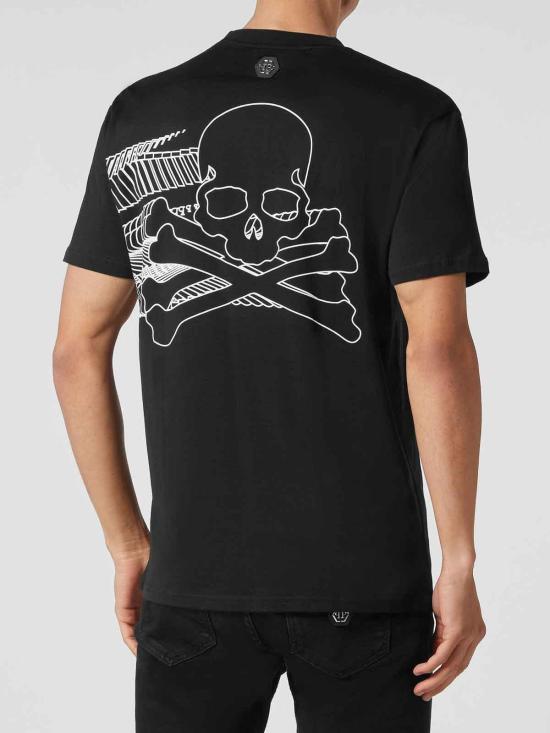  필립 플레인 반팔 티셔츠 FACCMTK6379PJY002NBLACK Black - PHILIPP PLEIN