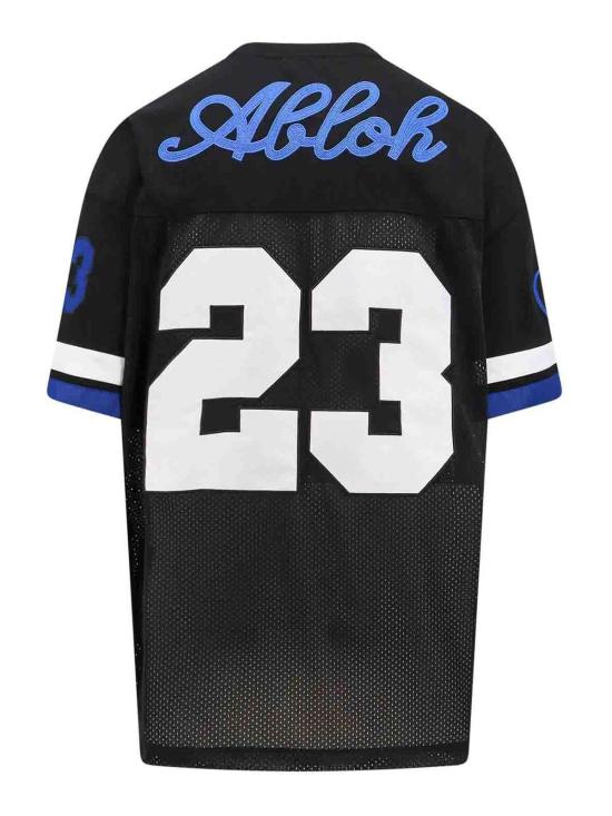  오프화이트 반팔 티셔츠 OMAA169S24JER0011001 Black - OFF WHITE