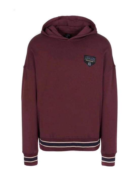 알마니 후드 티셔츠 6RZMJFZJDPZ14AU Burgundy