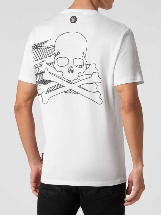  필립 플레인 반팔 티셔츠 FACCMTK6379PJY002NWHITE White - PHILIPP PLEIN