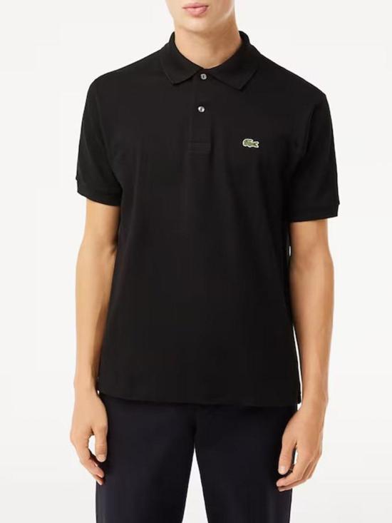  라코스테 클래식 핏 피케 폴로 셔츠 L1212031 Black - LACOSTE