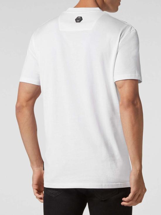  필립 플레인 반팔 티셔츠 FACCMTK6390PJY002NWHITE - PHILIPP PLEIN