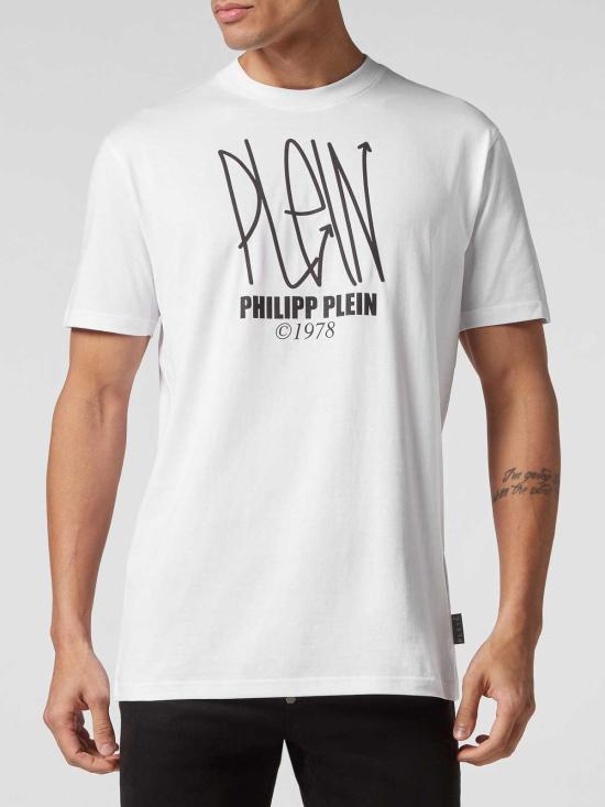  필립 플레인 반팔 티셔츠 FACCMTK6390PJY002NWHITE - PHILIPP PLEIN