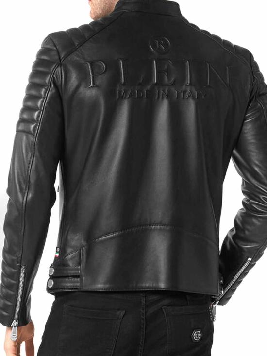  필립 플레인 가죽 자켓 FABCMLB1575PLE010N Black - PHILIPP PLEIN