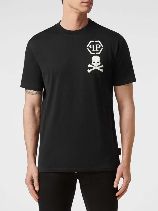  필립 플레인 반팔 티셔츠 FACCMTK6400PJY002NBLACK - PHILIPP PLEIN