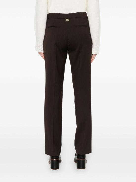  트윈셋 스트레이트 팬츠 242TT212511946 Brown - TWINSET