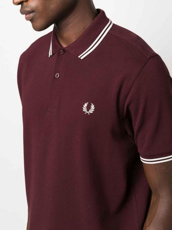  프레드페리 폴로 티셔츠 M3600597 Dark Red - FRED PERRY