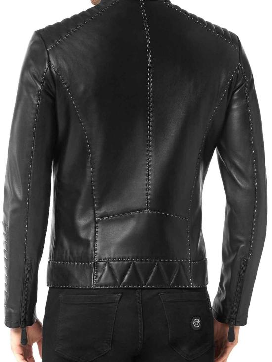  필립 플레인 가죽 자켓 FABCMLB1572PLE010N Black - PHILIPP PLEIN