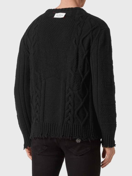  필립 플레인 스웨터 FACCMKO1273PKN002NBLACK Black - PHILIPP PLEIN