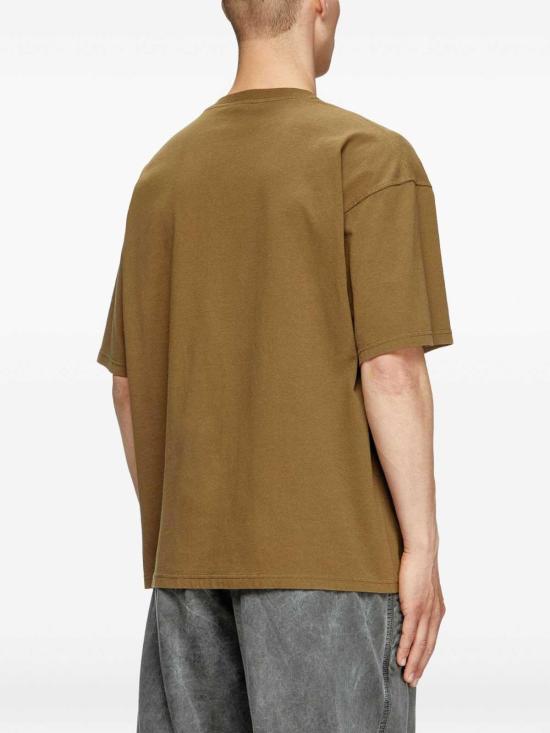  디젤 반팔 티셔츠 A130490DQAU5FP Black - DIESEL