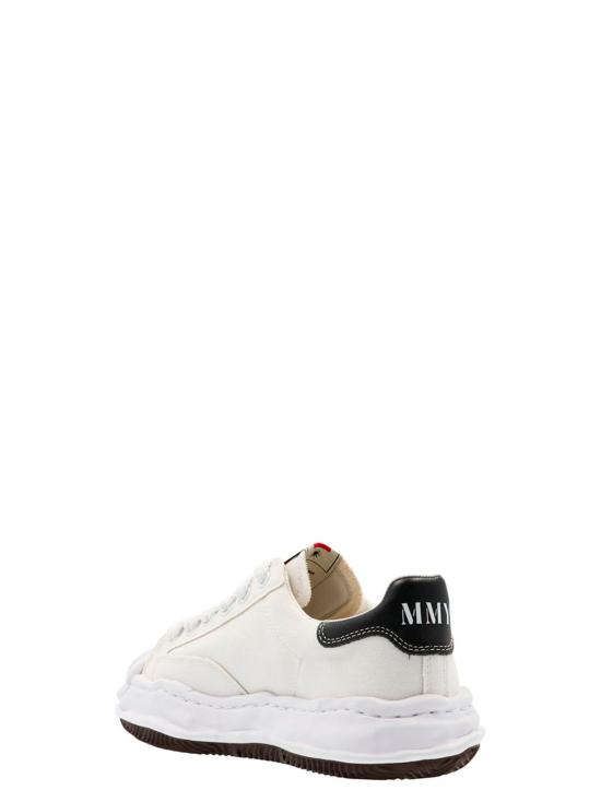 26SS 메종 미하라 야스히로 블레이키 OG 솔 캔버스 로우탑 스니커즈 A08FW735WHITE White Black - MAISON MIHARA YASUHIRO