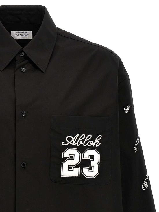 24FW 오프화이트 셔츠 OMGE004S24FAB0021001 White - OFF WHITE