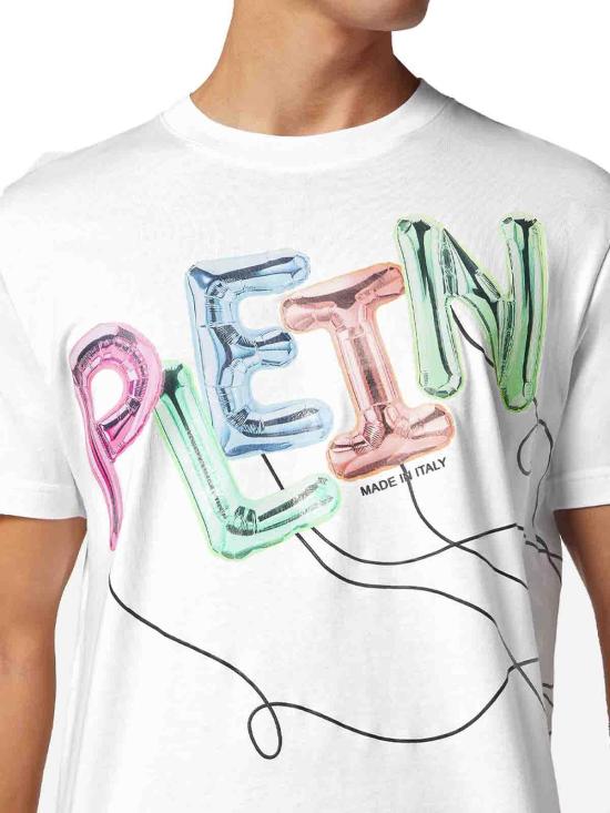  필립 플레인 반팔 티셔츠 PADCMTK7086PJY002N01 White - PHILIPP PLEIN